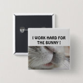 私はバニー懸命に勤めている 缶バッジ (正面&裏面)