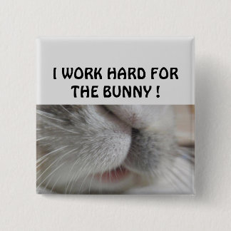 私はバニー懸命に勤めている 缶バッジ