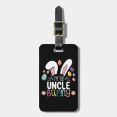 私はバニー・イースターの叔父の家族のマッチング ラゲッジタグ (正面縦)