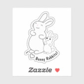 私はバニー・ラビットが大好き シール (シート)
