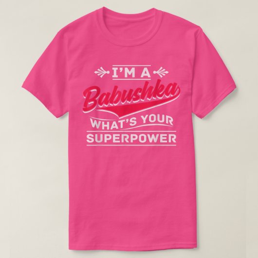 私はバブシュカグラニー祖母ロシアのG Tシャツ (デザイン正面)