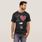 私はバブルティーおばさんが大好き Tシャツ (正面フル)