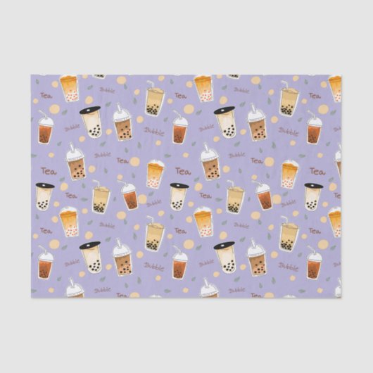 私はバブルティーパープルが大好き 薄葉紙 (正面)