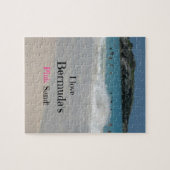 私はバミューダのピンクサンドが大好き! ジグソーパズル (横)