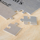 私はバミューダのピンクサンドが大好き! ジグソーパズル (側面)