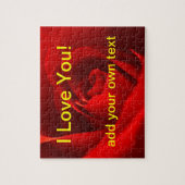 私はバラのパズル愛します ジグソーパズル (縦)