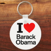 私はバラク・オバマが大好き キーホルダー (正面)