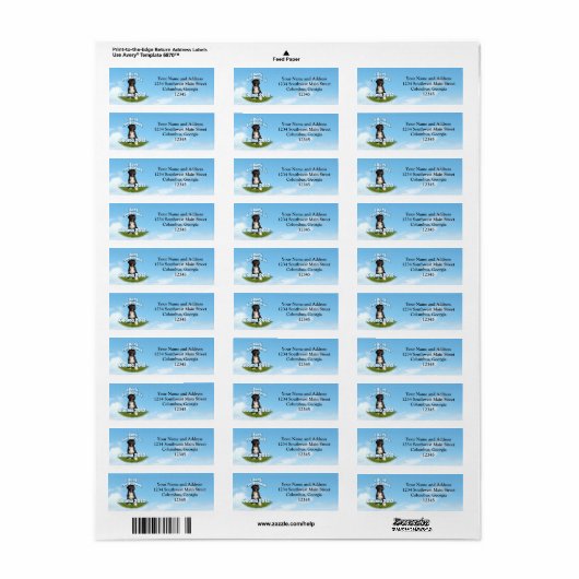 私はバラク、ボー最初の犬のオバマのために吠える ラベル (フルシート)