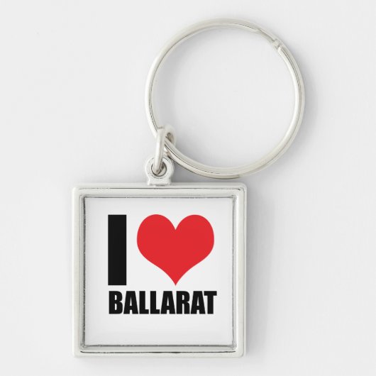 私はバララトが大好き キーホルダー (正面)