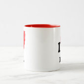 私はバリを愛している ツートーンマグカップ (中央)