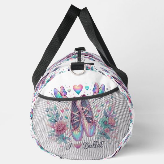 私はバレエが大好き ダッフルバッグ (右)