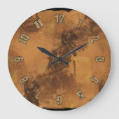 私はバレルレースに住んでいる – ロデオイベント大時計 ラージ壁時計 (正面)