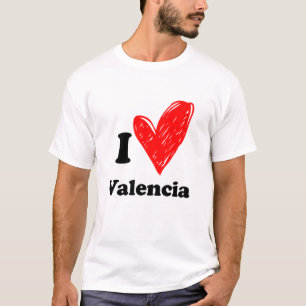 私はバレンシアのTシャツが好きです Tシャツ