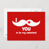 私はバレンタインだと言うから！ シーズンポストカード (正面/裏面)