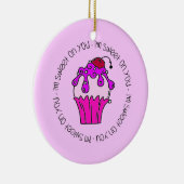 私はバレンタインに甘い セラミックオーナメント (右)