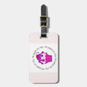 私はバレンタインに甘い ラゲッジタグ (正面縦)