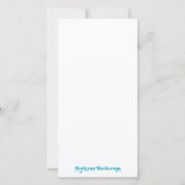 私はバレンタインのカードのためのバナナ サンキューカード (裏面)