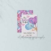 私はバレンタインのカードを吸う人だ 招待状