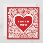 私はバレンタインのカードを私と結婚して欲しい (正面)