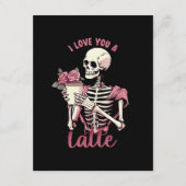 私はバレンタインのスケルトンがあなたを愛している エンクロージャーカード (正面)