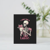 私はバレンタインのスケルトンがあなたを愛している エンクロージャーカード (スタンド正面)