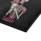 私はバレンタインのスケルトンがあなたを愛している カッティングボード (角)