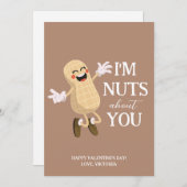 私はバレンタインのピーナッツのユーモアに夢中だ シーズンカード (正面/裏面)