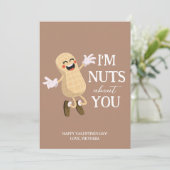 私はバレンタインのピーナッツのユーモアに夢中だ シーズンカード (スタンド正面)