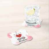 私はバレンタインの日のためにのみ目を持っている ペーパーコースター (インサイチュ)