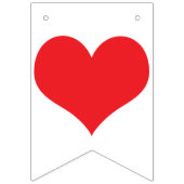 私はバレンタインの結婚式の装飾愛します バンティングフラッグ (第1の旗)