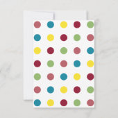 私はバレンタインを噛む！グンボール機械バレンタイン 招待状 (裏面)