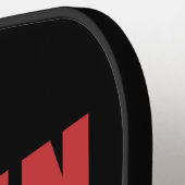 私はバレンタインを愛している ピックルボールラケット (左詳細)