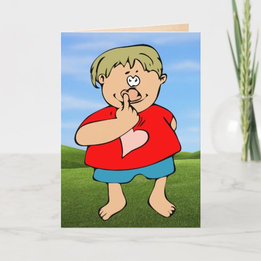 私はバレンタインカード選びます シーズンカード (正面)