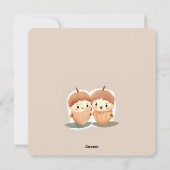 私はバレンタインデーおもしろいのカワイイについて大好き シーズンカード (裏面)