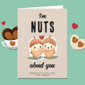 私はバレンタインデーおもしろいのカワイイについて大好き シーズンカード