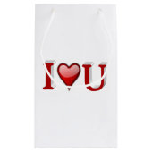私はバレンタインデーが大好き スモールペーパーバッグ (裏面)