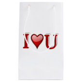 私はバレンタインデーが大好き スモールペーパーバッグ (正面)