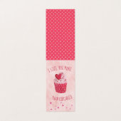 私はバレンタインデーのカップケーキよりも貴方が好きラベル 名刺 (外部フラット)