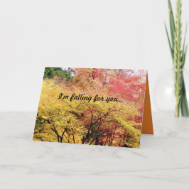 私はバレンタインデーのカードのために落ちる シーズンカード