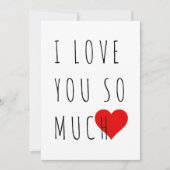 私はバレンタインデーをとても嬉しく思う シーズンカード (正面)