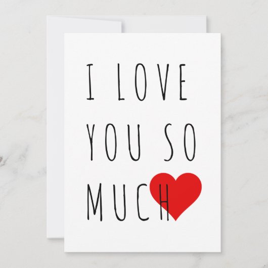 私はバレンタインデーをとても嬉しく思う シーズンカード (正面)