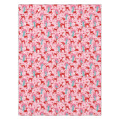 私はバレンタインデーを愛パターン（の模様が）あるす テーブルクロス (正面)