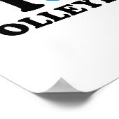 私はバレーボールが大好きだ ポスター (角)