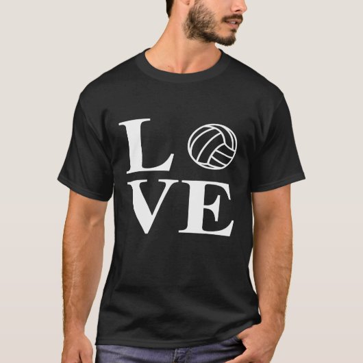 私はバレーボールが大好き7 Tシャツ (正面)