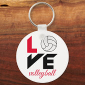 私はバレーボールが大好き キーホルダー (正面)