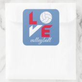 私はバレーボールが大好き スクエアシール (バッグ)