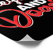 私はバレーボールと犬が大好きだ ポスター (角)