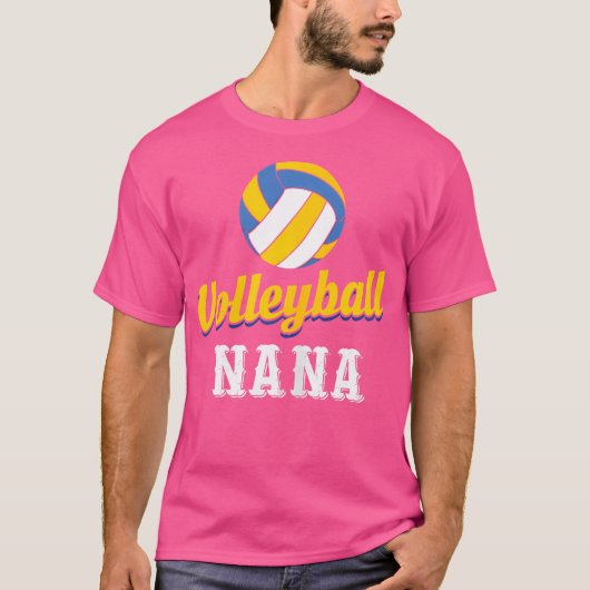 私はバレーボールのナナだ Tシャツ (正面)
