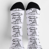 私はバレーボールの時間のコーチ救です ソックス (上部)