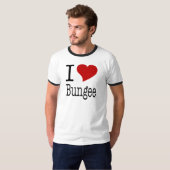 私はバンジーのTシャツを愛します Tシャツ (正面フル)